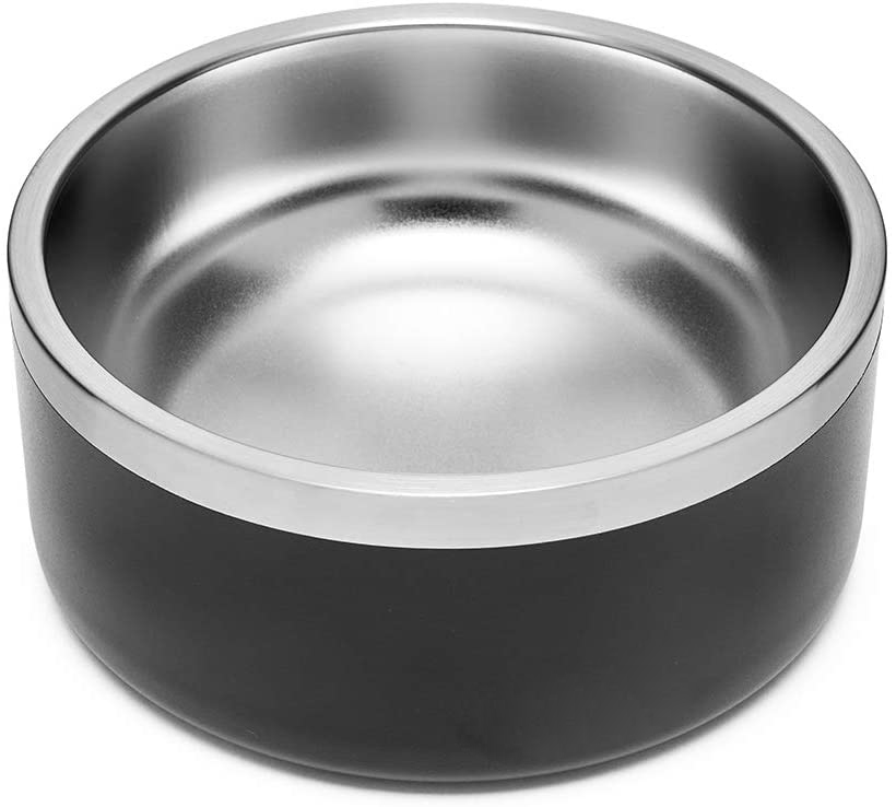 Stainless Steel NonSlip Dog Bowl Holds 36 Oz 64 Ounces
