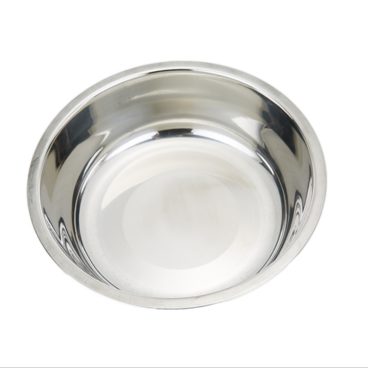 Stainless Steel Pet Bowl Color Double Bowl Anti Slip Anti Leak Dog Food Bowl
