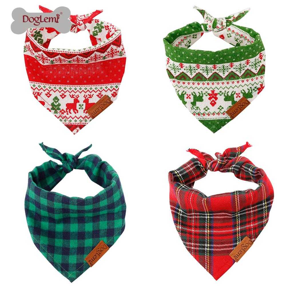 Summer Christmas Halloween Holiday Triangle Bibs Dog Cat Pet Bandana