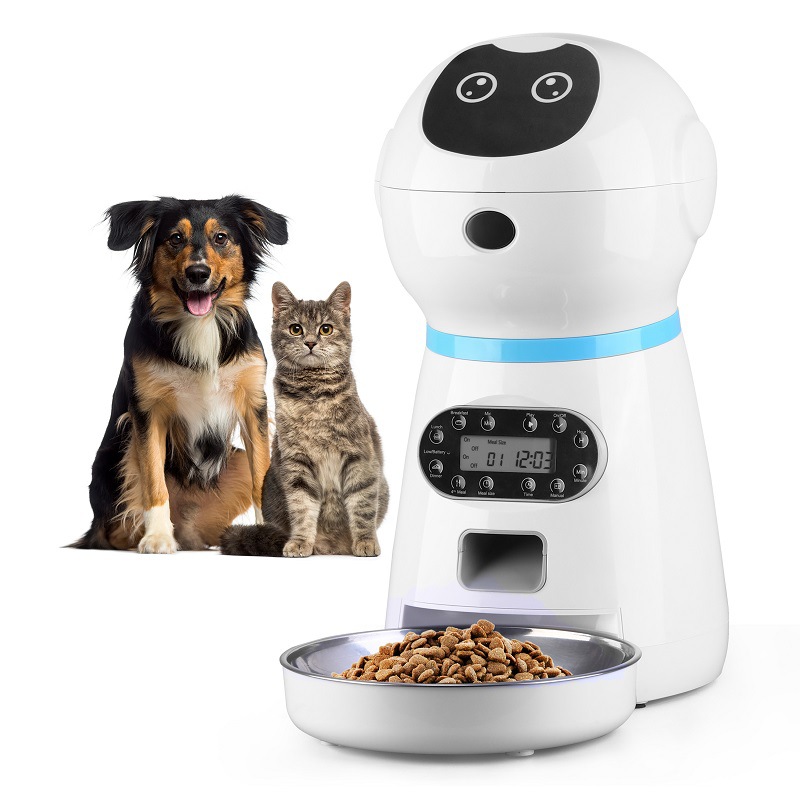Support Samples Control Pet Feeder Automatic Dog Pet Bowls Food Feeder