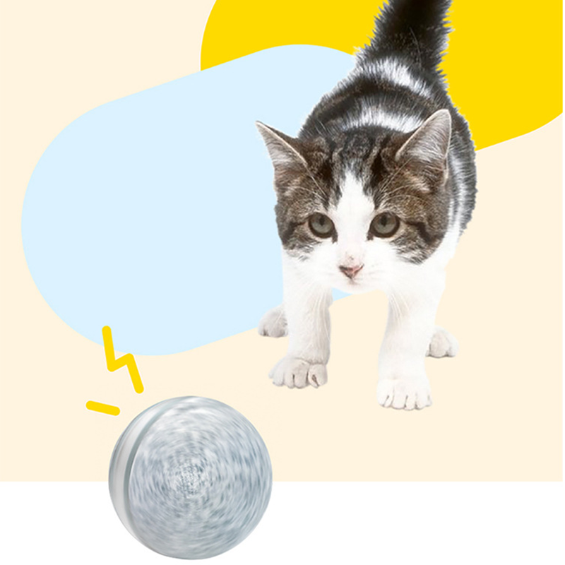 Wickedball Pet Toy Plush Ball Cats Dogs Automatic Rechargeable Smart BallsAntibite