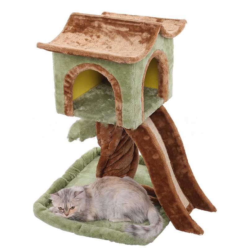 Wood Pet Climbing House Xxl Large Cat Tree Big Cat