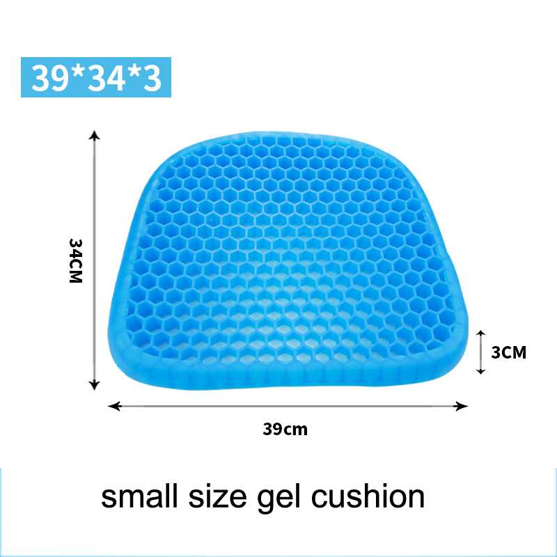 Ergo Hollow Breathable Anti Slip Gel Summer Cooling Car Vehicle Seat Cushion