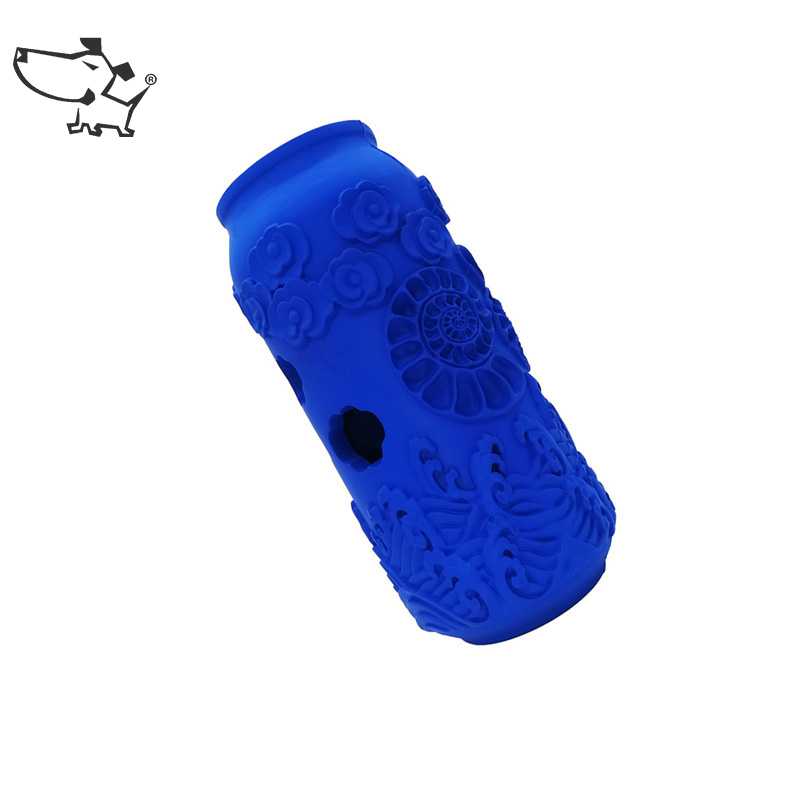 Custom Outdoor Pet Toys Dog Teeth Clean Interactive Bite Resistant Chew Toys Coke Can Non Toxic Rubber Dog Toy