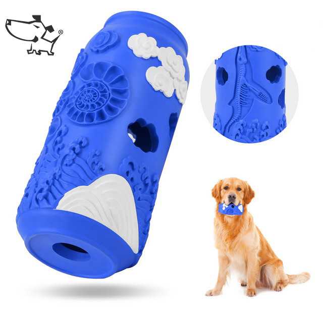 Custom Outdoor Pet Toys Dog Teeth Clean Interactive Bite Resistant Chew Toys Coke Can Non Toxic Rubber Dog Toy