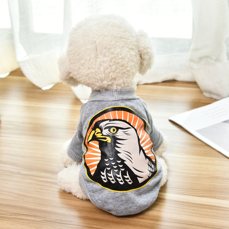 Listing Accept Customization Beatuiful Striped Cotton Cat Clothing Recovery Suit Pets