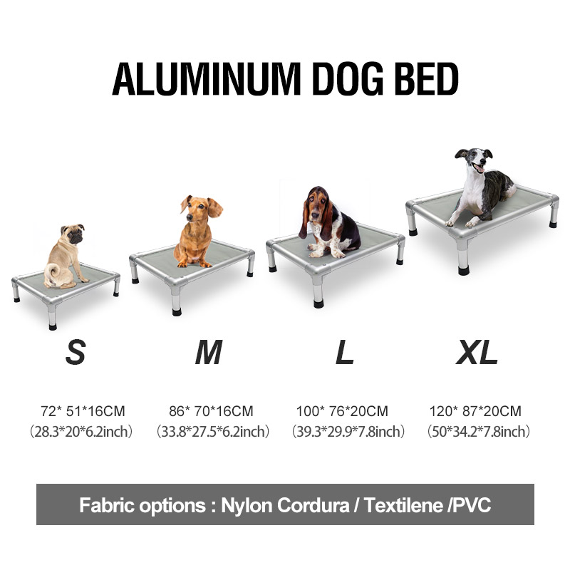 Pet Customized Aluminum Alloy Dog Pet Bed