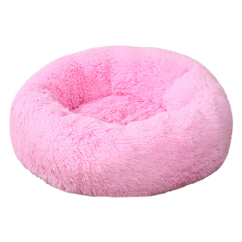 Amazon Best Seller Round Soft Plush Beds Accessories Dog Multifunction Fur Warm One Pet Bed Sofa Removabpe