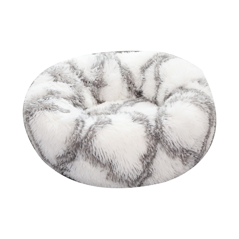 Amazon Best Seller Round Soft Plush Beds Accessories Dog Multifunction Fur Warm One Pet Bed Sofa Removabpe