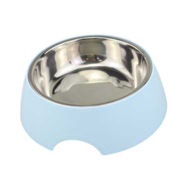 Unbreakable Stainless Steel Melamine Pet Bowl With NonSlip Silicone Bottom