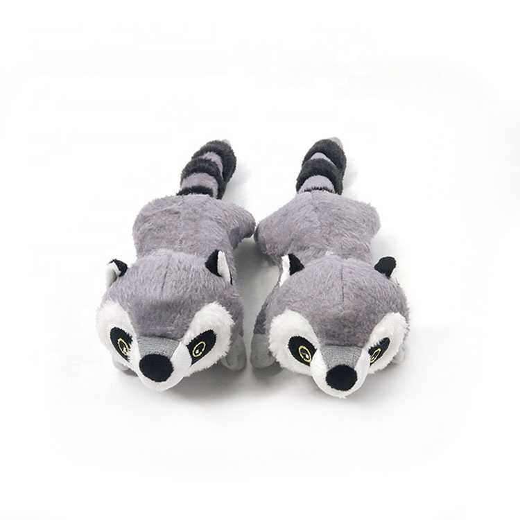 Durable Raccoon Shape Interaction Dog Pet Toys Squeaky Pet Toy