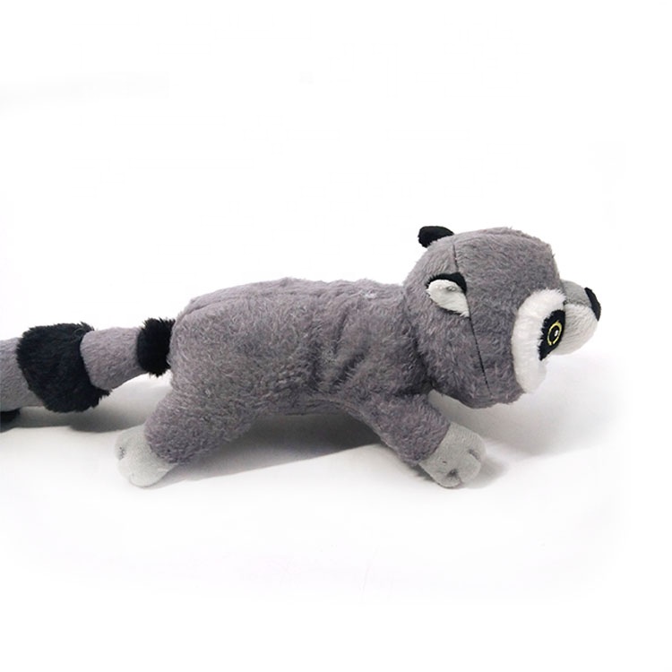 Durable Raccoon Shape Interaction Dog Pet Toys Squeaky Pet Toy