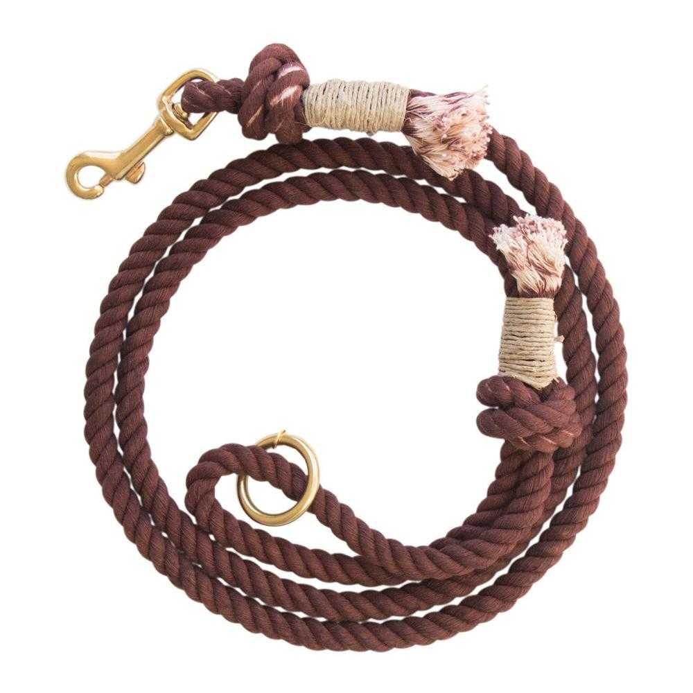 Cotton Ombre Pet Leash With Leather Handle Manufacturer