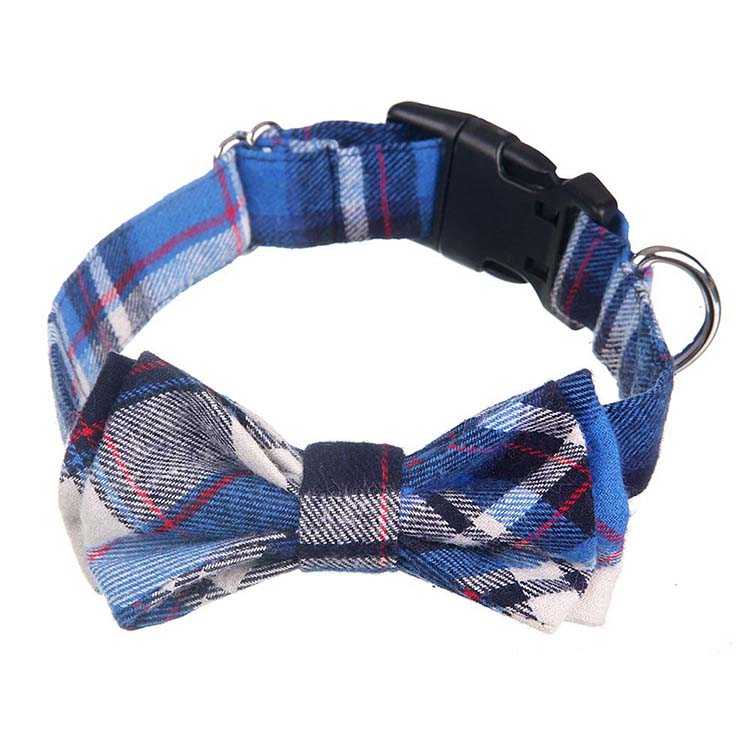 Manufacturer Supplier Pet Dog Collar With Bow Tie