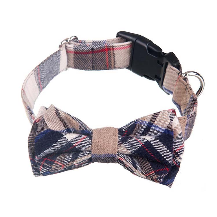 Manufacturer Supplier Pet Dog Collar With Bow Tie