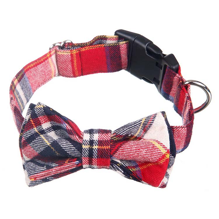 Manufacturer Supplier Pet Dog Collar With Bow Tie
