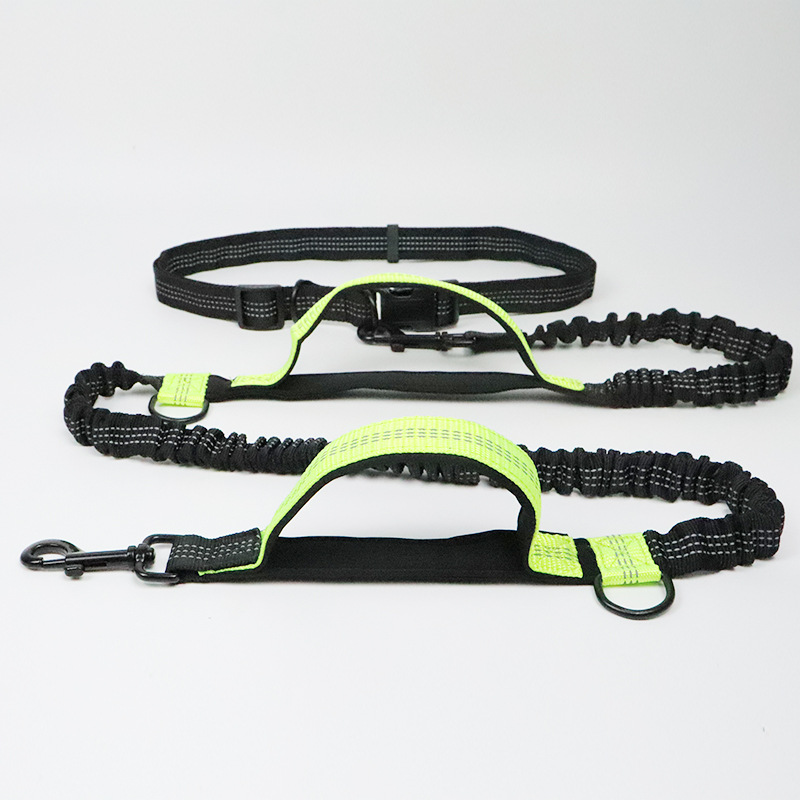 Portable Running Training Print Lead Traction Rope Strap Supplies Pet Collar Set Dog Leash Hands