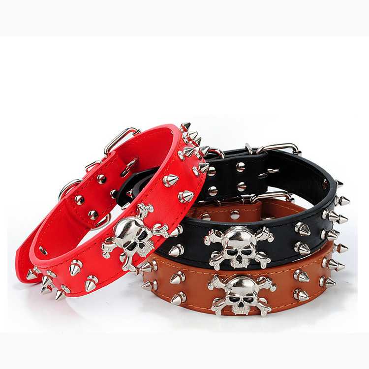 Pu Decorate Multiple Colors Safe Pet Collar