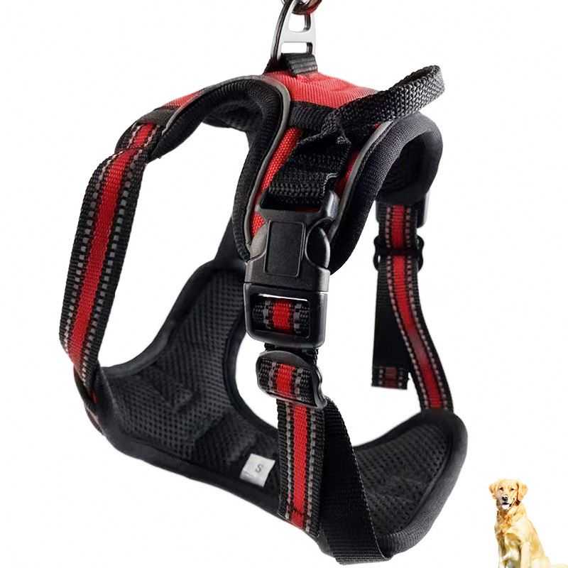 Amazon Ing No Pull Durable Nylon Dog Harness Safety Adjustable Reflective Dog Harness Custom Small Large Dogs