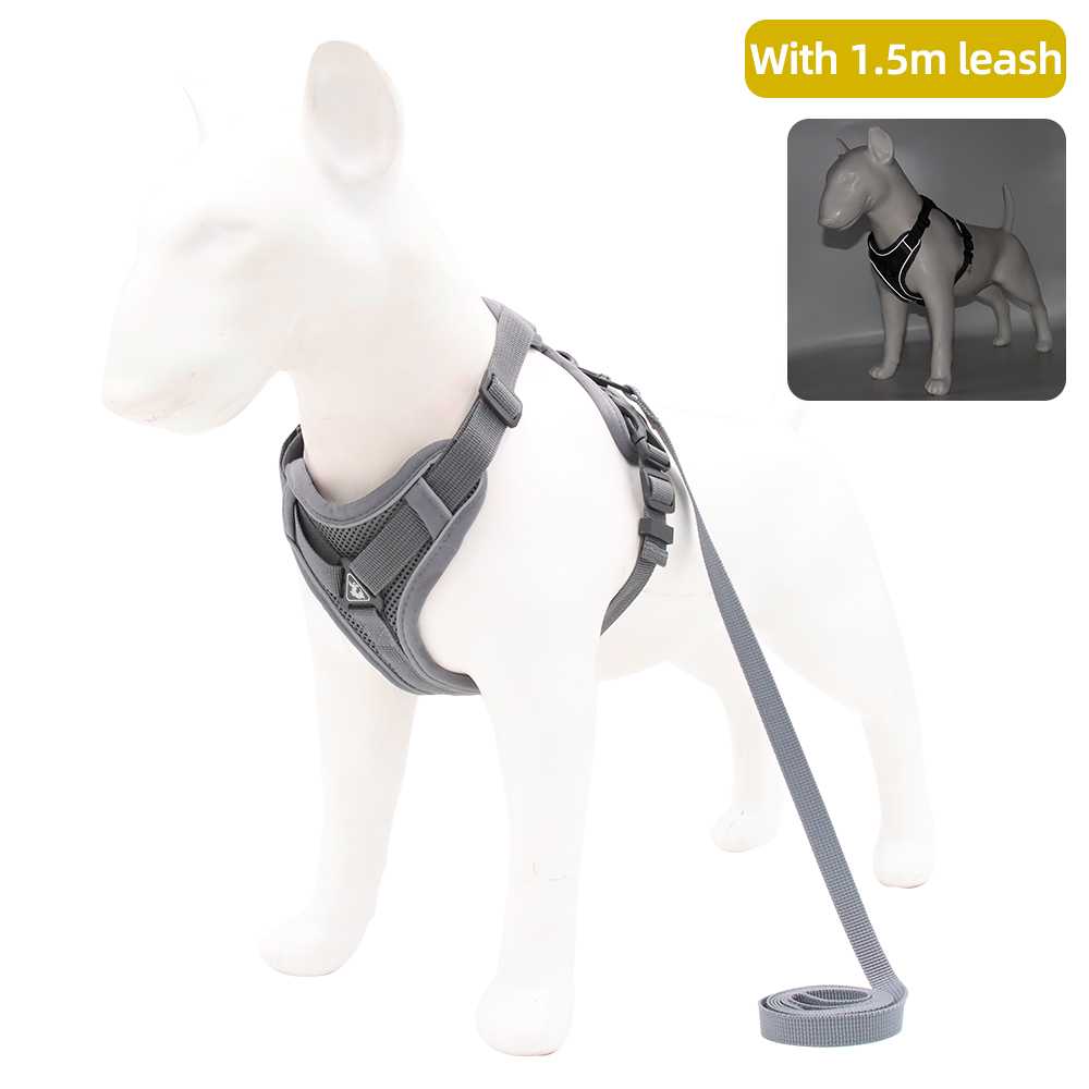 Custom Mesh Nylon Solid Pet Reflective Dog Harness