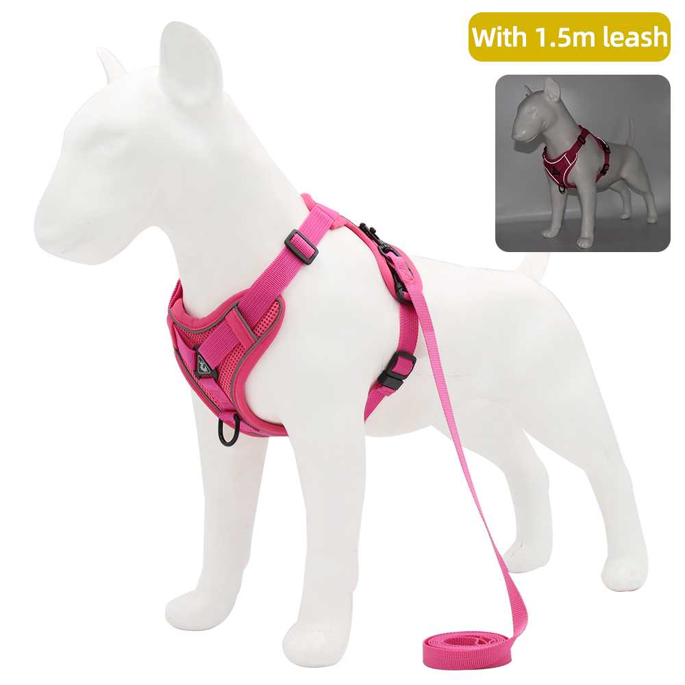 Custom Mesh Nylon Solid Pet Reflective Dog Harness