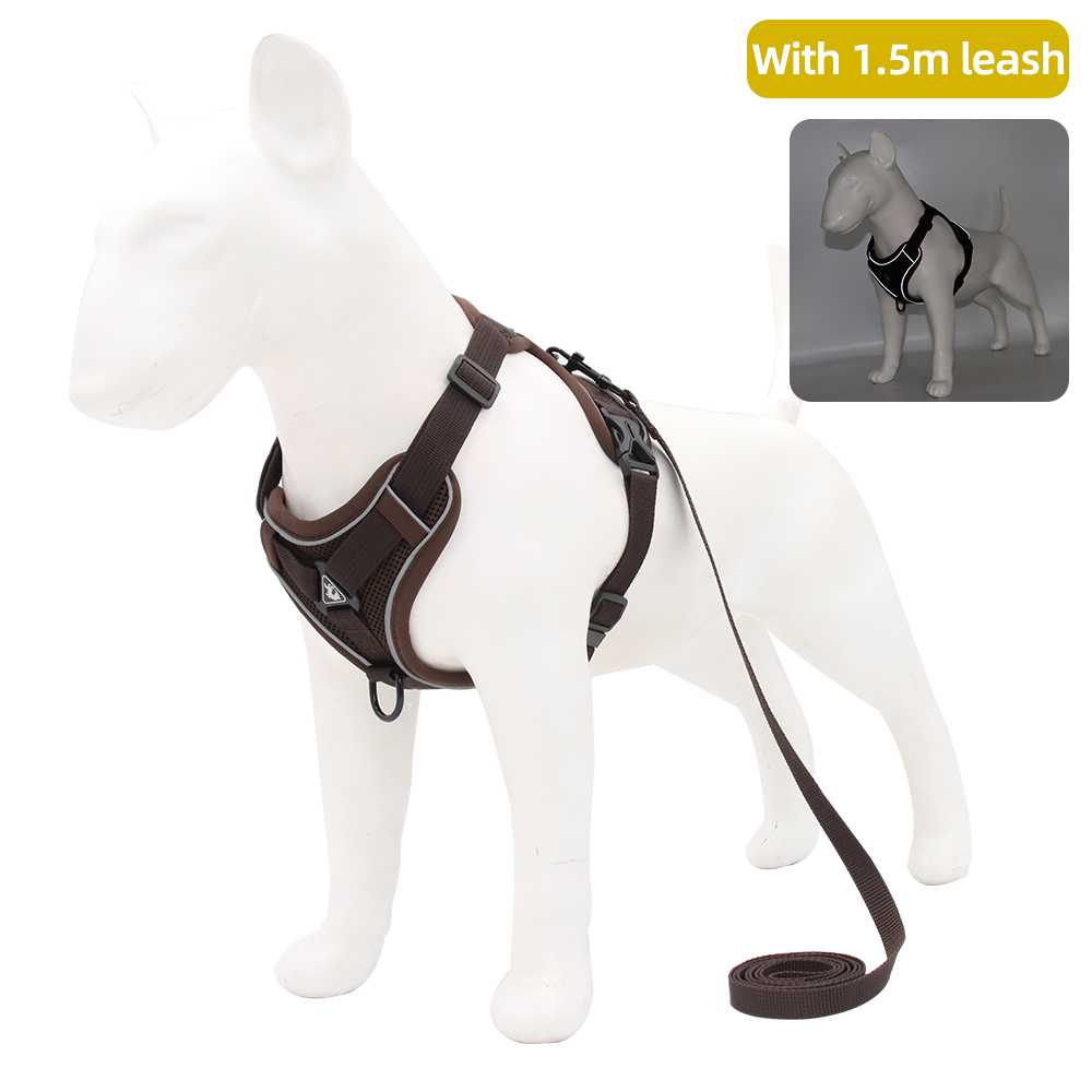 Custom Mesh Nylon Solid Pet Reflective Dog Harness