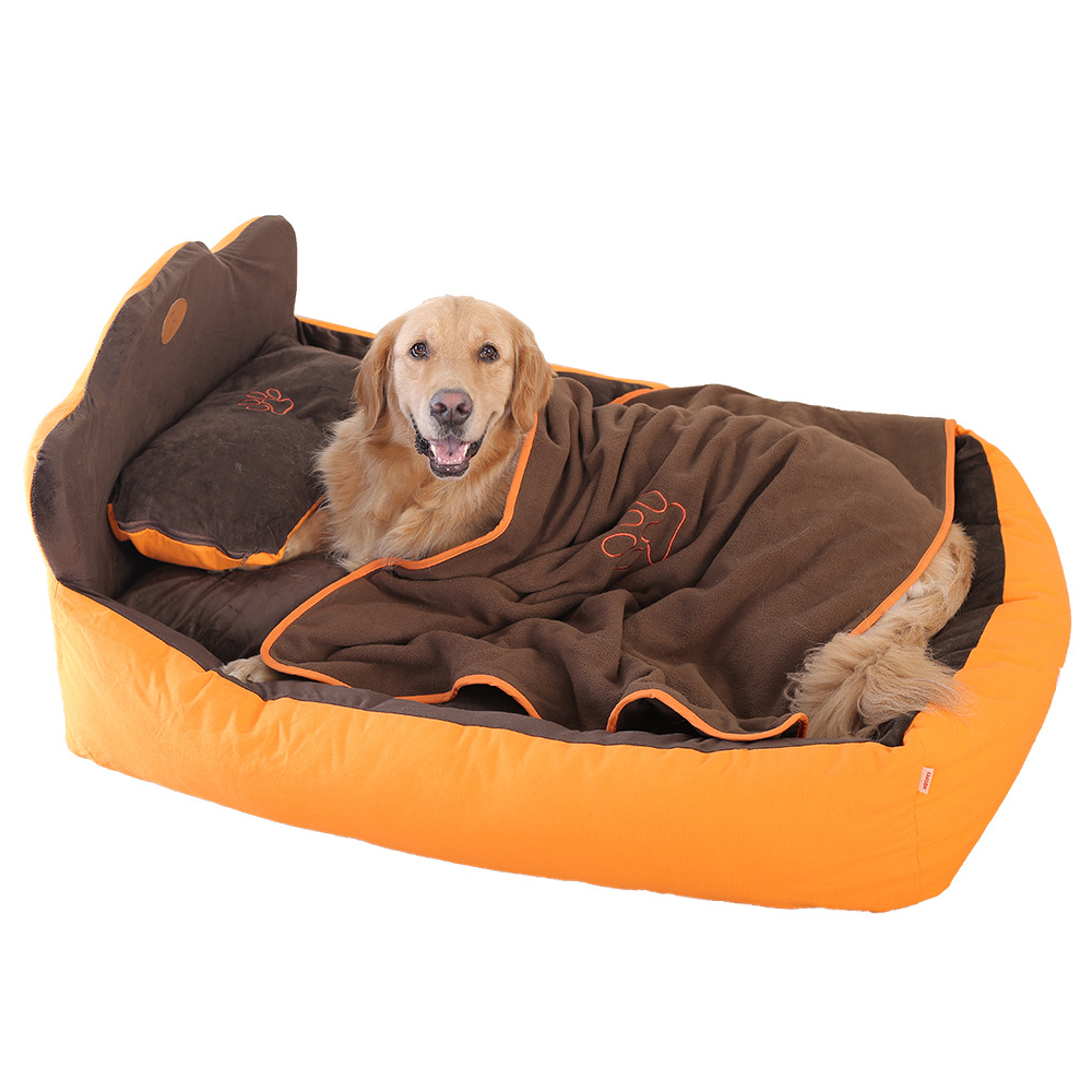 Soft Washable Dog Cushion Cat Bed Pet Beds