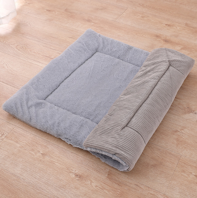 Basics Washable Plush Dog Pet Bed Pad Ultra Soft Dog Mattress Cat Mat