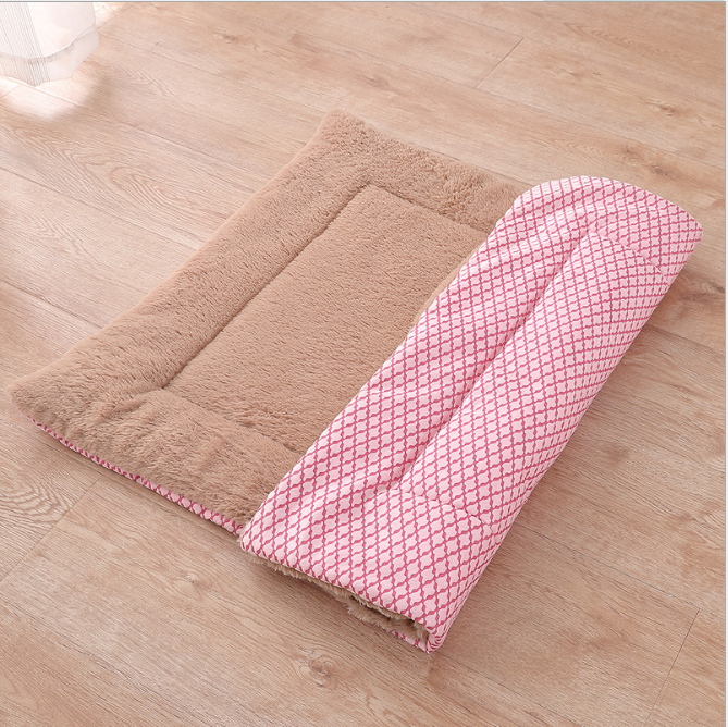 Basics Washable Plush Dog Pet Bed Pad Ultra Soft Dog Mattress Cat Mat