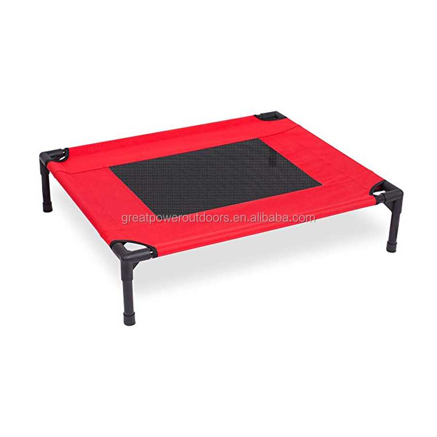 Elevated Pet Bed With Shelter Camping Raised Dog Bed With Canopy