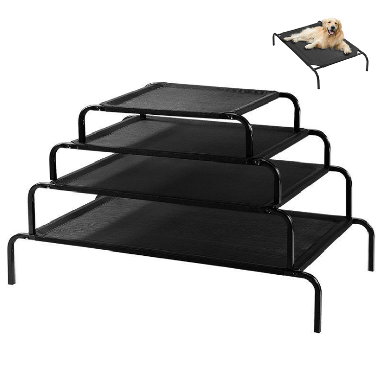 Heavy Duty SteelFramed Portable Original Elevated Dog Cot Bed 35/43/49 Inches Large Raised Pet Bed