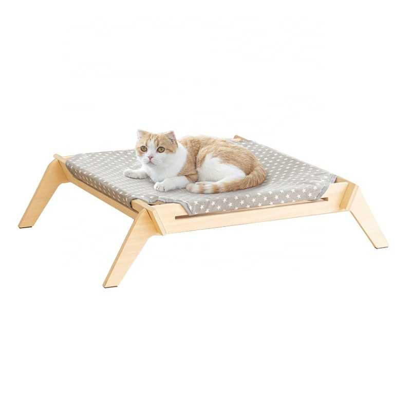 Plywood Cat Hammock Cattery Wooden Small Pet Bed