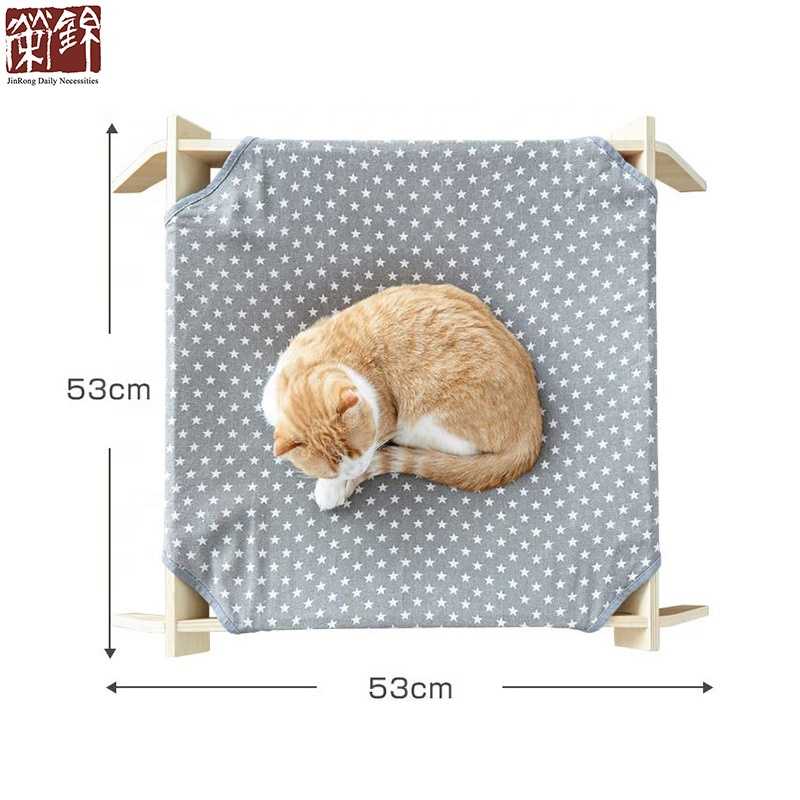 Plywood Cat Hammock Cattery Wooden Small Pet Bed