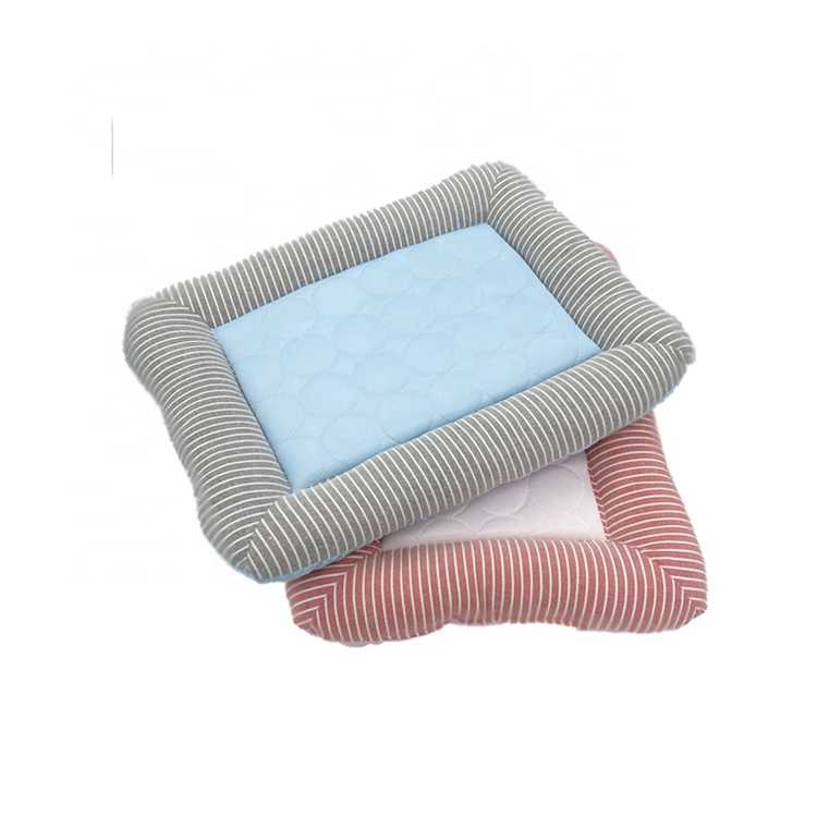 Sohpety Summer Washable Soft Plush Pet Cooling Bed Bed Dog Memory Foam Mat Bed Orthopedic Eco Friendly