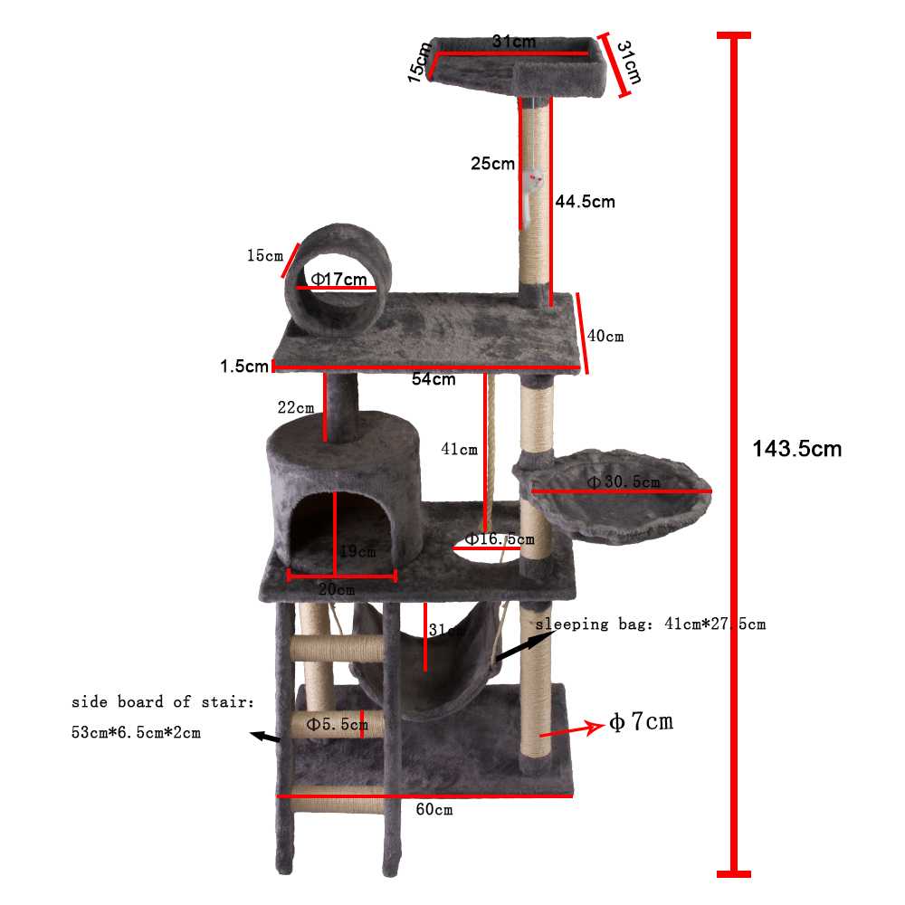 Cat Tower Large Cat Tree House Pet Scraper Cat Furniture Large Manufacturers Direct Sales