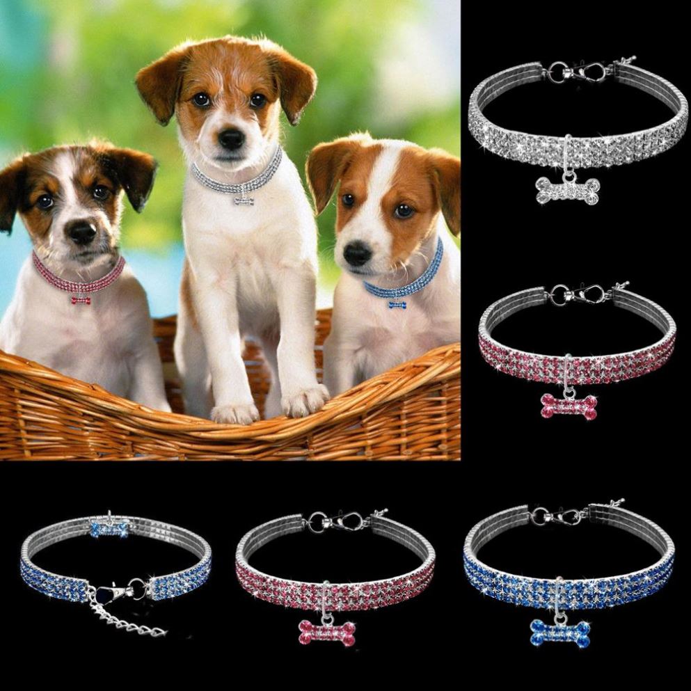 Rhinestone Diamond Pet Collar Dog Jewelry Cat Necklace Pet Accessories