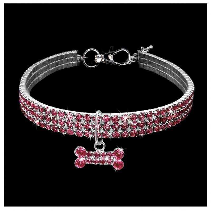 Rhinestone Diamond Pet Collar Dog Jewelry Cat Necklace Pet Accessories