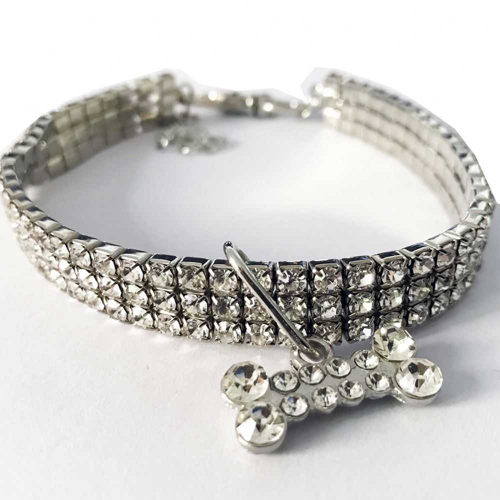 Rhinestone Diamond Pet Collar Dog Jewelry Cat Necklace Pet Accessories