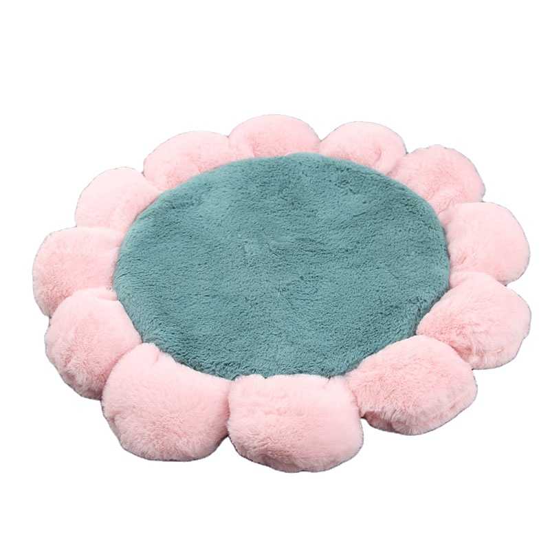 Cute Flower Shape Personalized Cat Sofa Cover Pet Funny Cushion Pads Dog Bed Mat