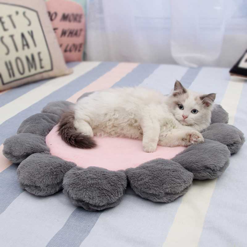 Cute Flower Shape Personalized Cat Sofa Cover Pet Funny Cushion Pads Dog Bed Mat