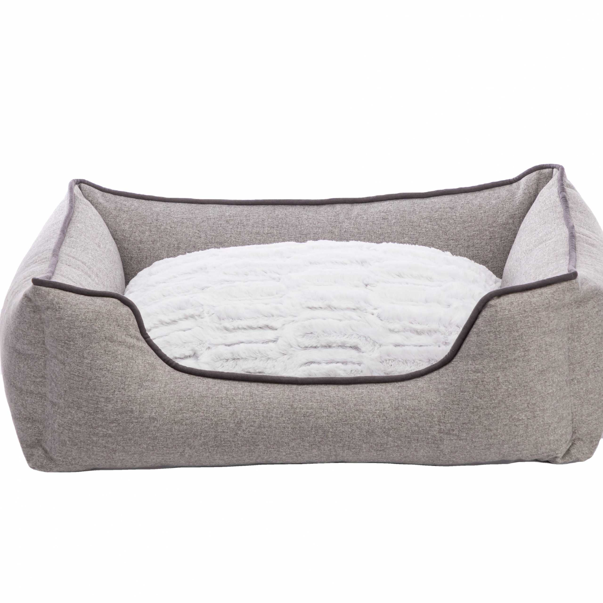 Directly Cover Removeable Washable Rectangular Luxory Pet Bed