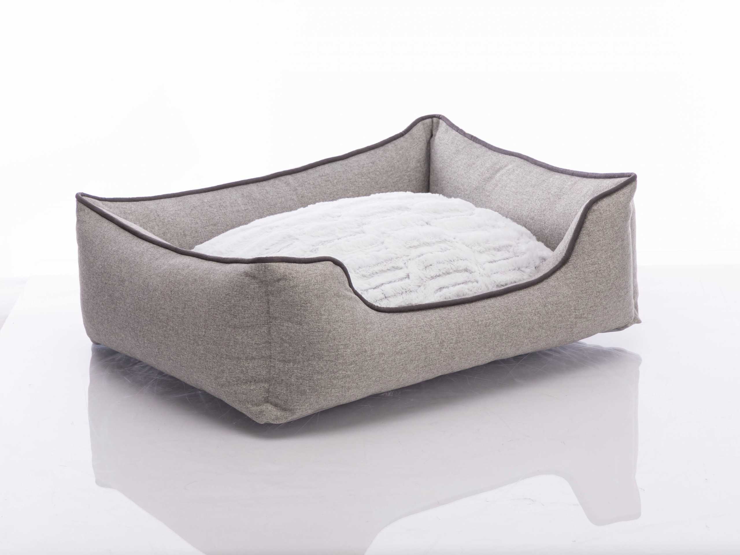 Directly Cover Removeable Washable Rectangular Luxory Pet Bed