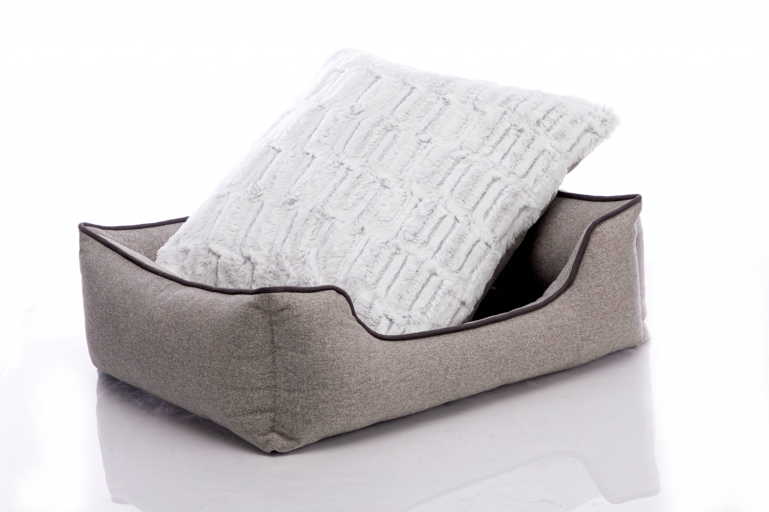 Directly Cover Removeable Washable Rectangular Luxory Pet Bed