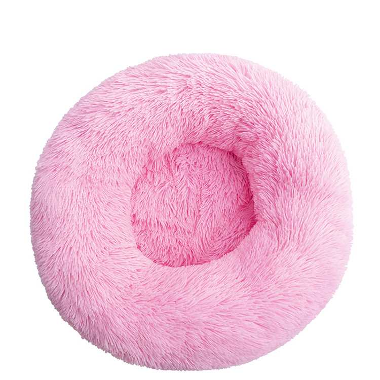 Plush Comfy Soft Easy Clean Personalize Teddy Navy Blue Dog Sleep Round Nest Sell Pet Bed Relax Bed Dog