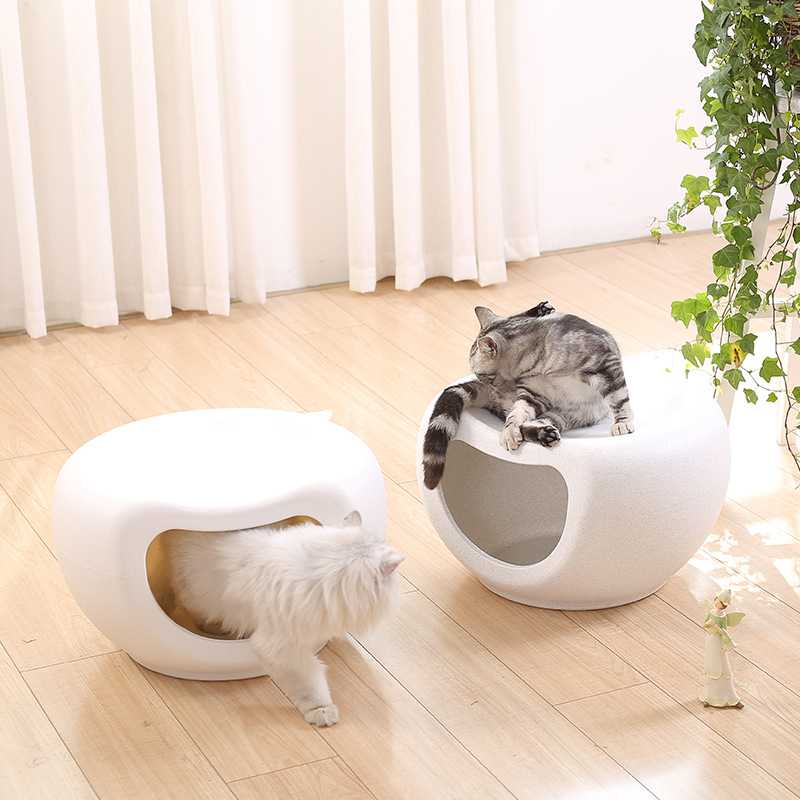 Professional Manufacturer Grey White Durable Pet Bed Accessories Luxuty Bed Pets