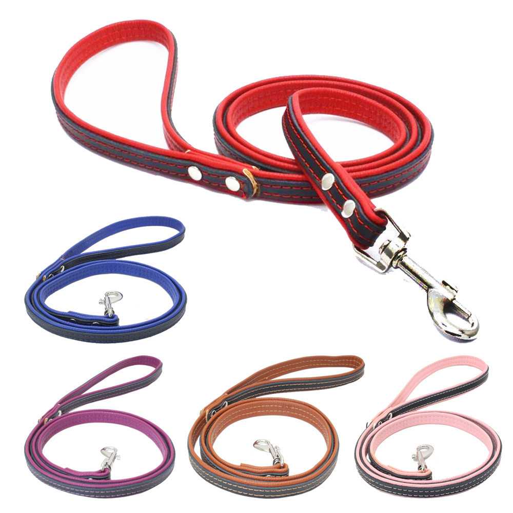 Can Carve Writing Stainless Steel Iron Dog Collar Woven Genuine Leather Pet Collar Leash Amazon