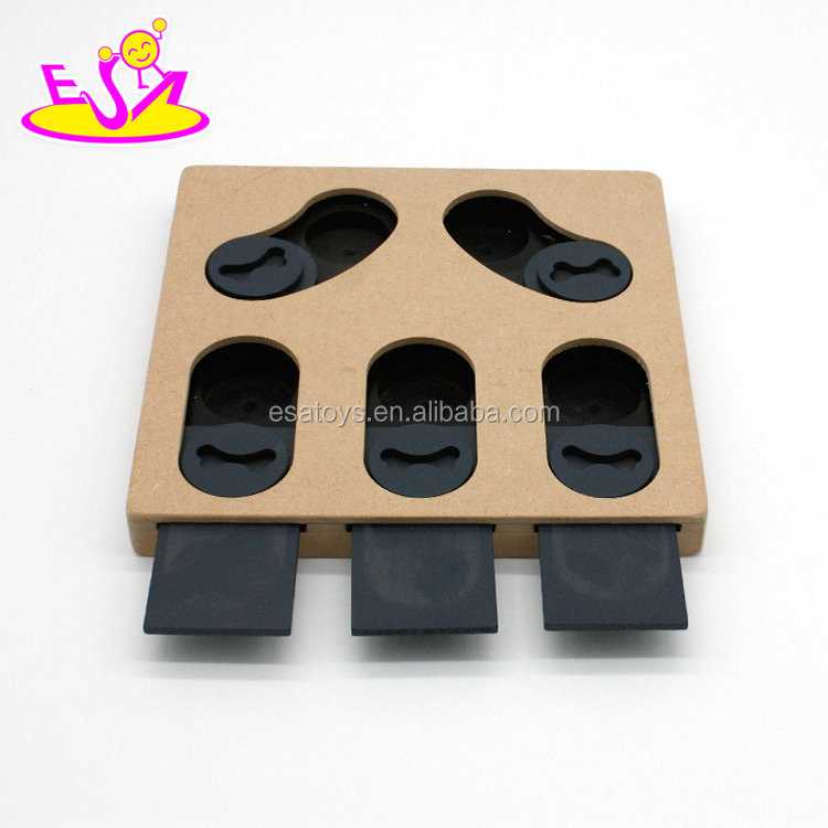 Hottest Interactive Treat Food Hiding Puzzle Wooden Pet Toys Dogs Cats W06F068