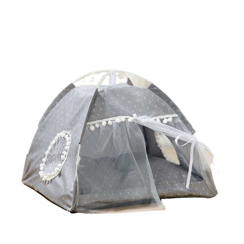 Ins Pets Small Dog Cat Summer Bed House Pet Tent