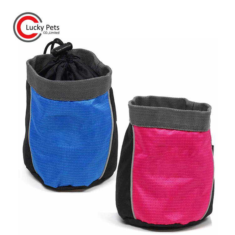 Pet Feeding Portable Fabric Travel Collapsible Dog Bowls