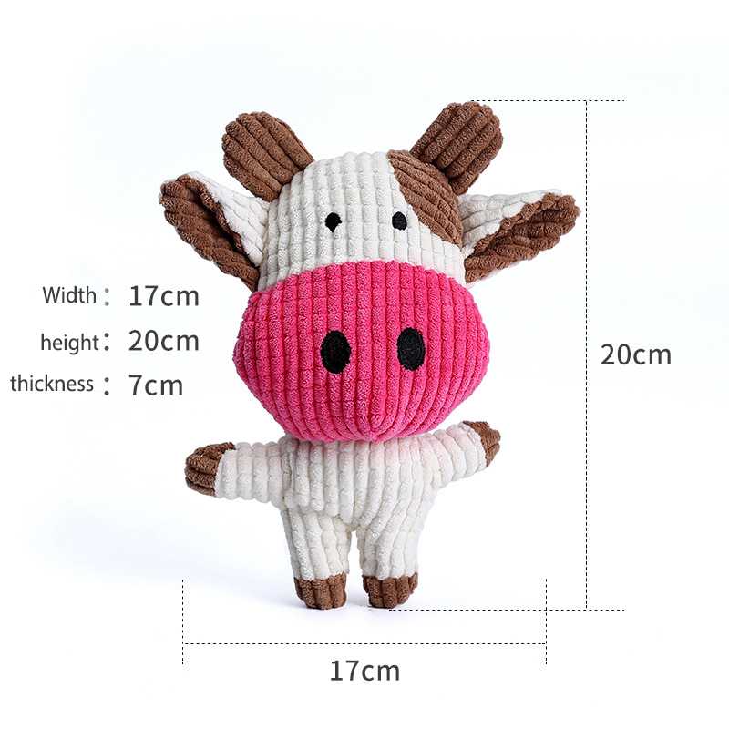 Pet Toys Plush Rabbit Cow Elephant Many Cute Dog Cat Toys